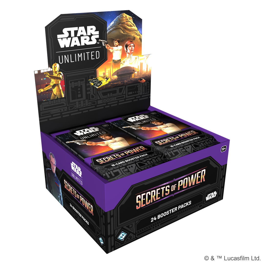 Star Wars: Unlimited - Secrets of Power - Booster Box Display