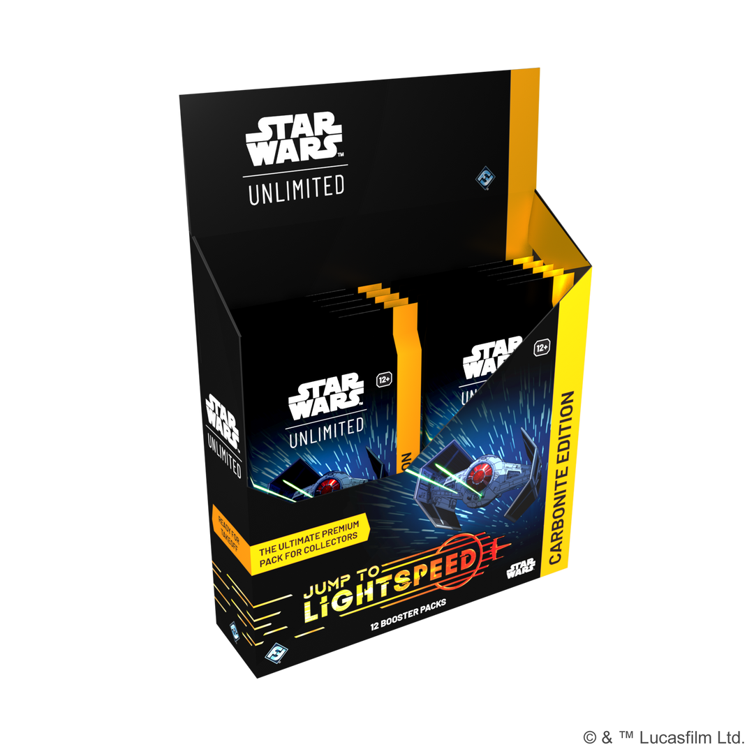 Star Wars: Unlimited - Jump to Lightspeed - Carbonite Booster Box Display