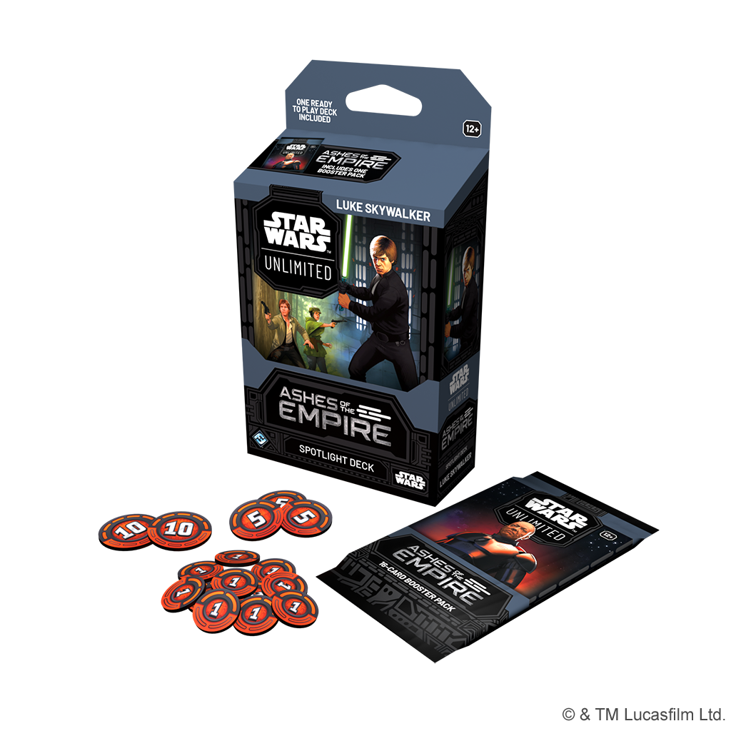 Star Wars: Unlimited - Ashes of the Empire - Spotlight Deck - Luke Skywalker
