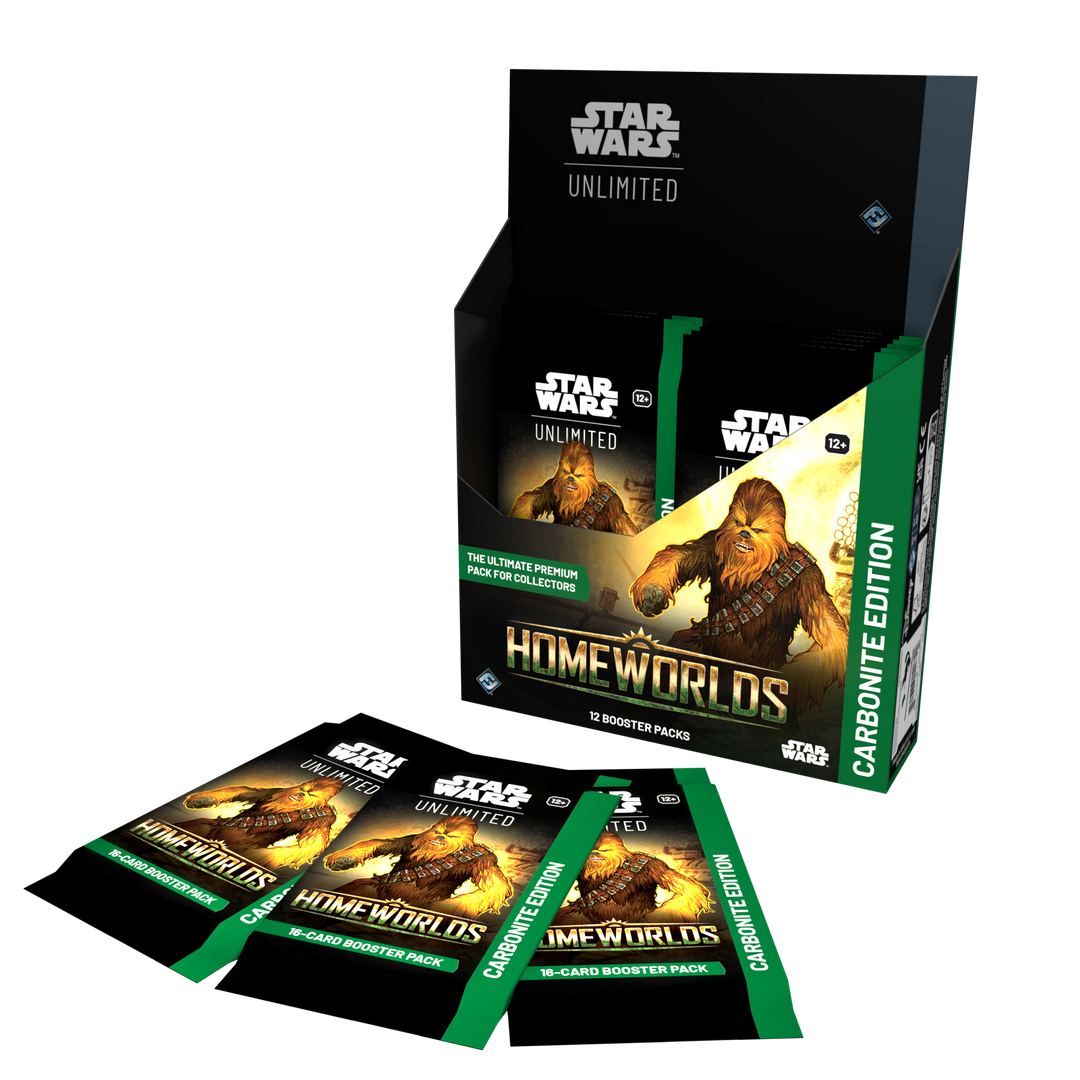 Star Wars: Unlimited - Homeworlds - Carbonite Booster Box Display