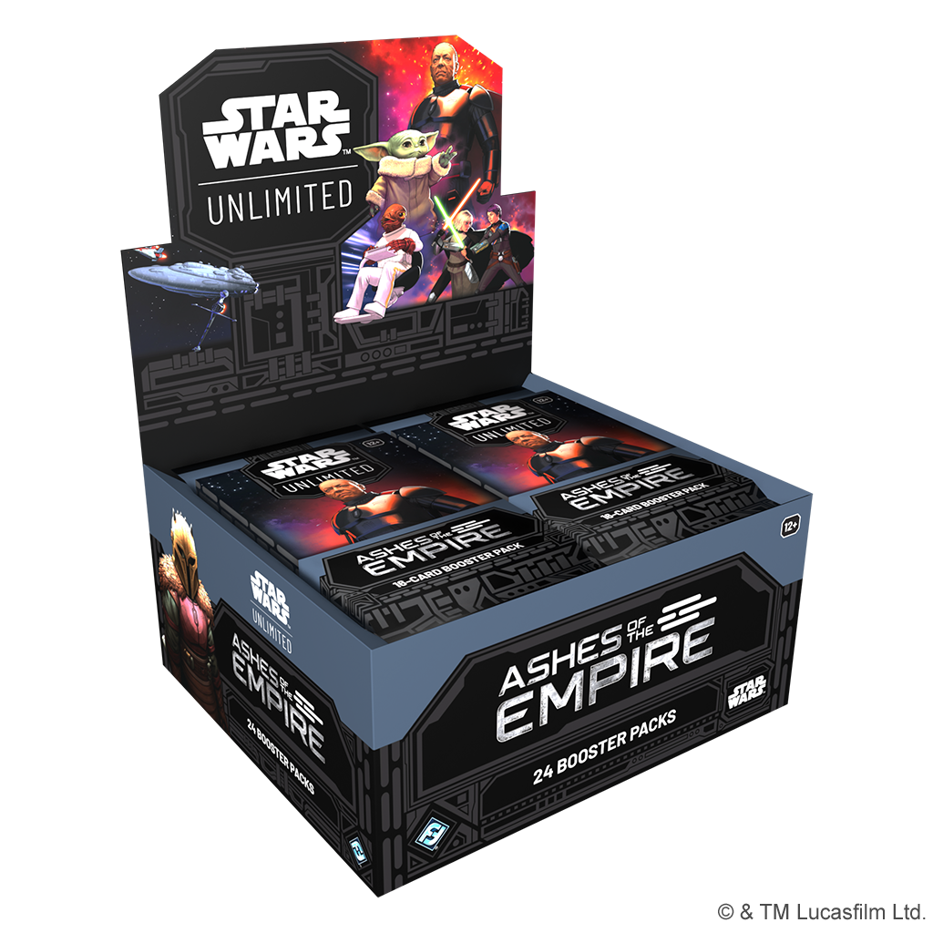 Star Wars: Unlimited - Ashes of the Empire - Booster Box Display