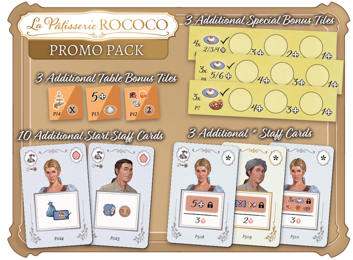 La Pâtisserie Rococo (Including Promo Pack)