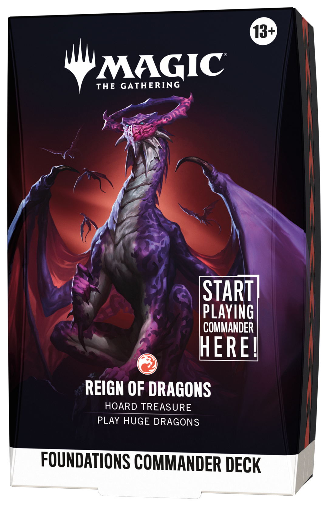 Magic: The Gathering - Foundations Commander Deck - Reality Fracture  - Reign Of Dragons