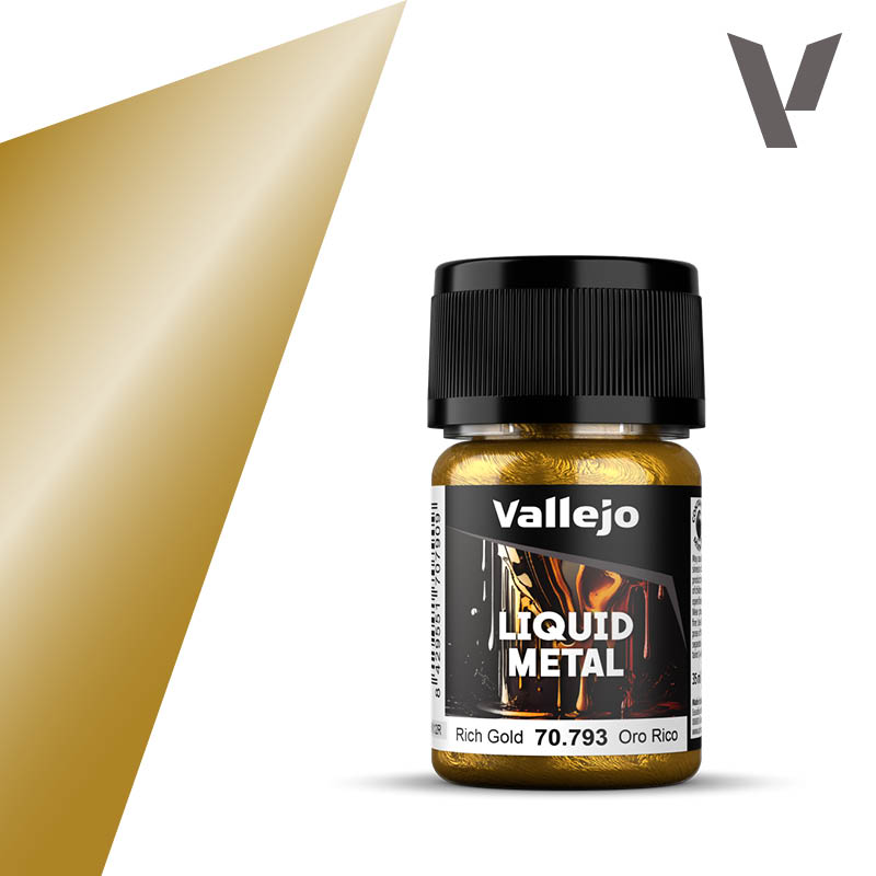 Vallejo - Liquid Metal - Rich Gold