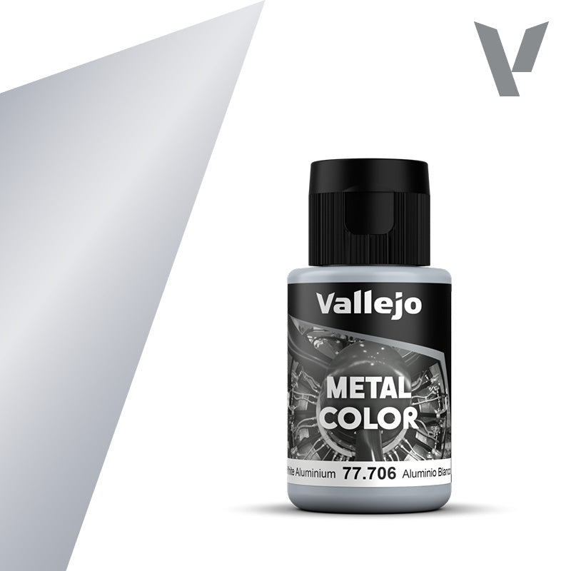 Vallejo - Metal Color - White Aluminium