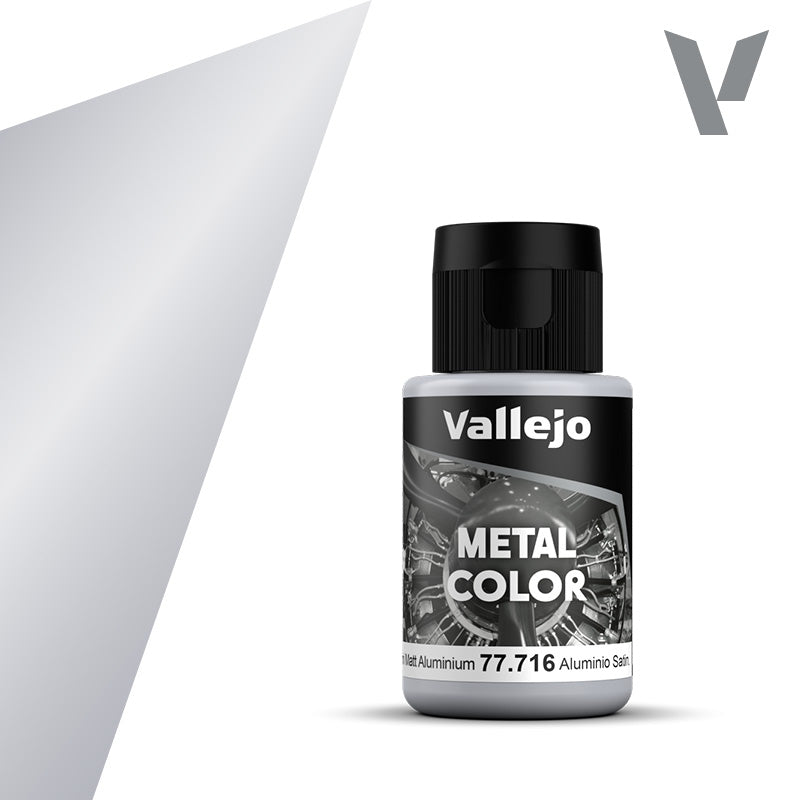 Vallejo - Metal Color - Semi Matt Aluminium