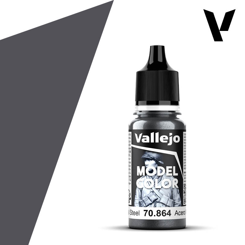 Vallejo - Model Color - Metallic - Natural Steel