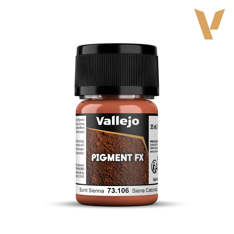 Vallejo - Pigment - Burnt Sienna - 35ml