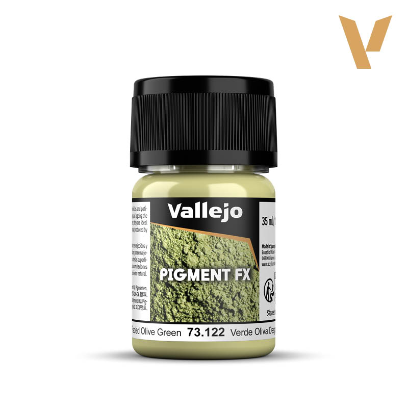 Vallejo - Pigment - Faded Olive Green - 35ml