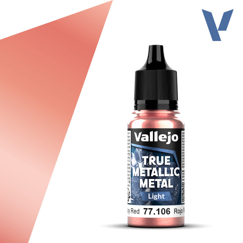 Vallejo - True Metallic Metal - Ruby Red (Light)
