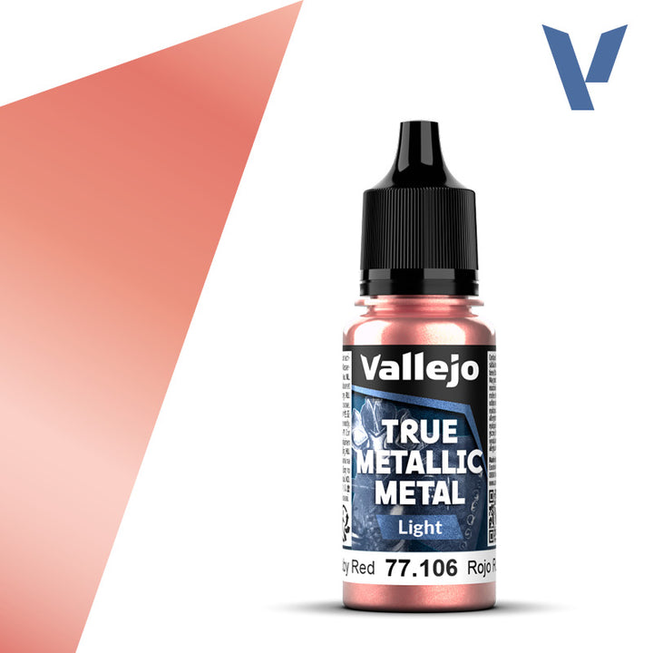 Vallejo - True Metallic Metal - Ruby Red (Light)