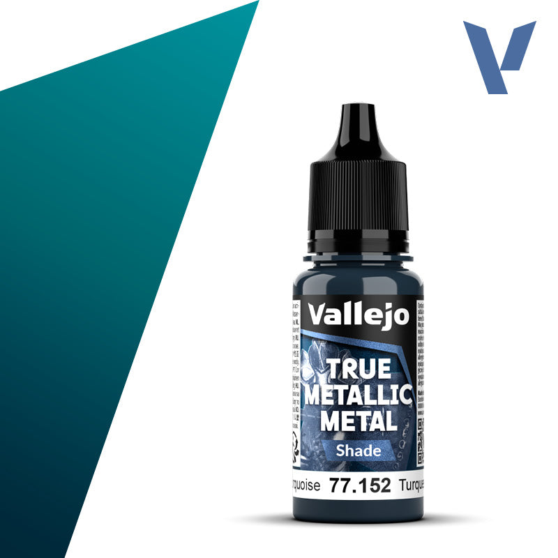Vallejo - True Metallic Metal - Hydra Turquoise (Shade)