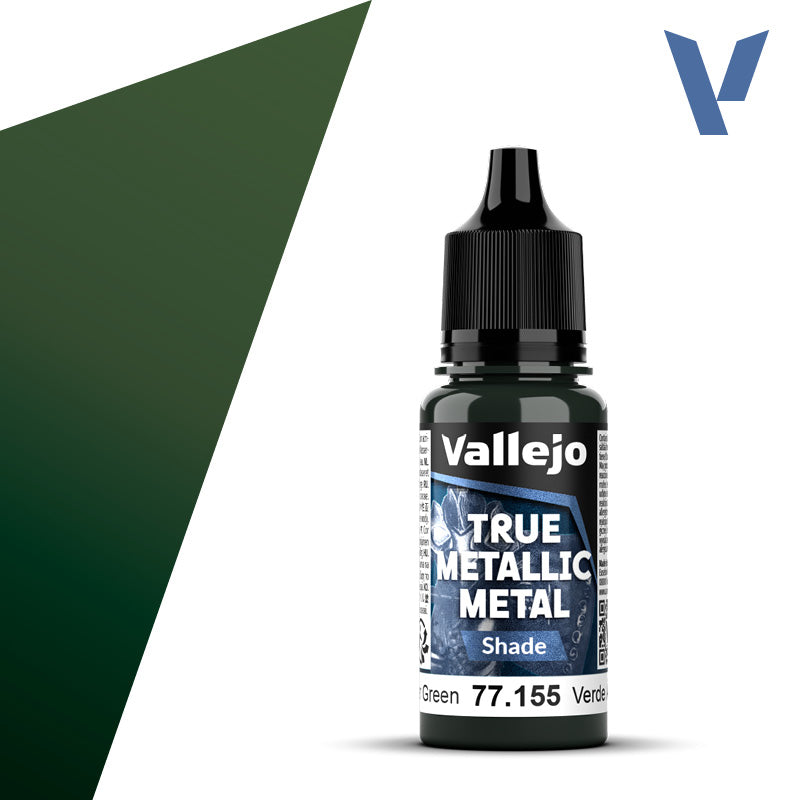 Vallejo - True Metallic Metal - Amber Green (Shade)