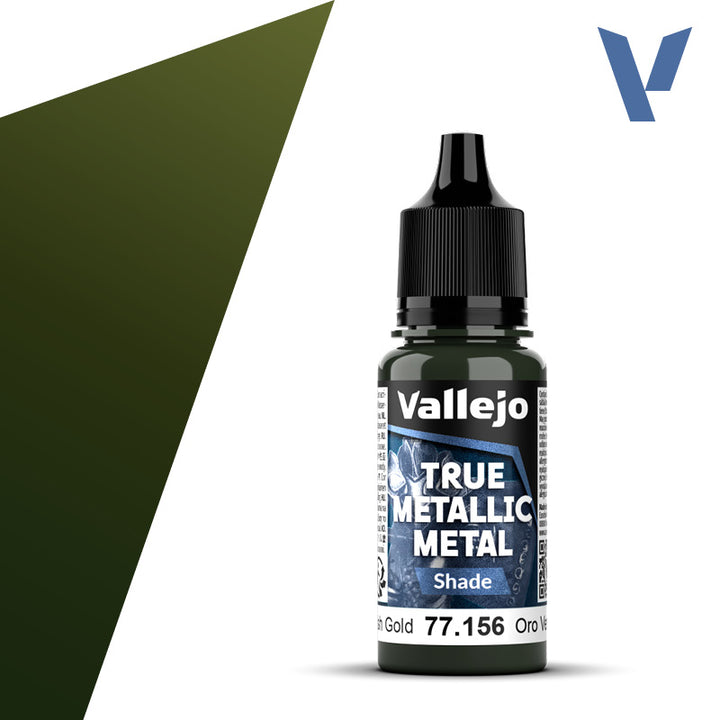 Vallejo - True Metallic Metal - Greenish Gold (Shade)