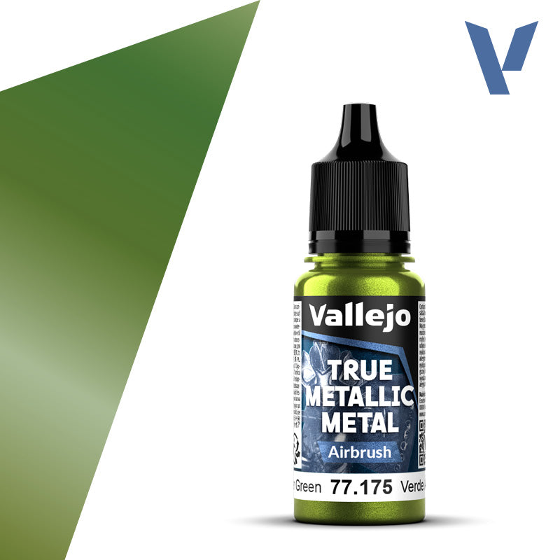 Vallejo - True Metallic Metal - Amber Green (Airbrush)