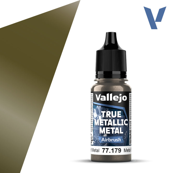 Vallejo - True Metallic Metal - Aged Metal (Airbrush)