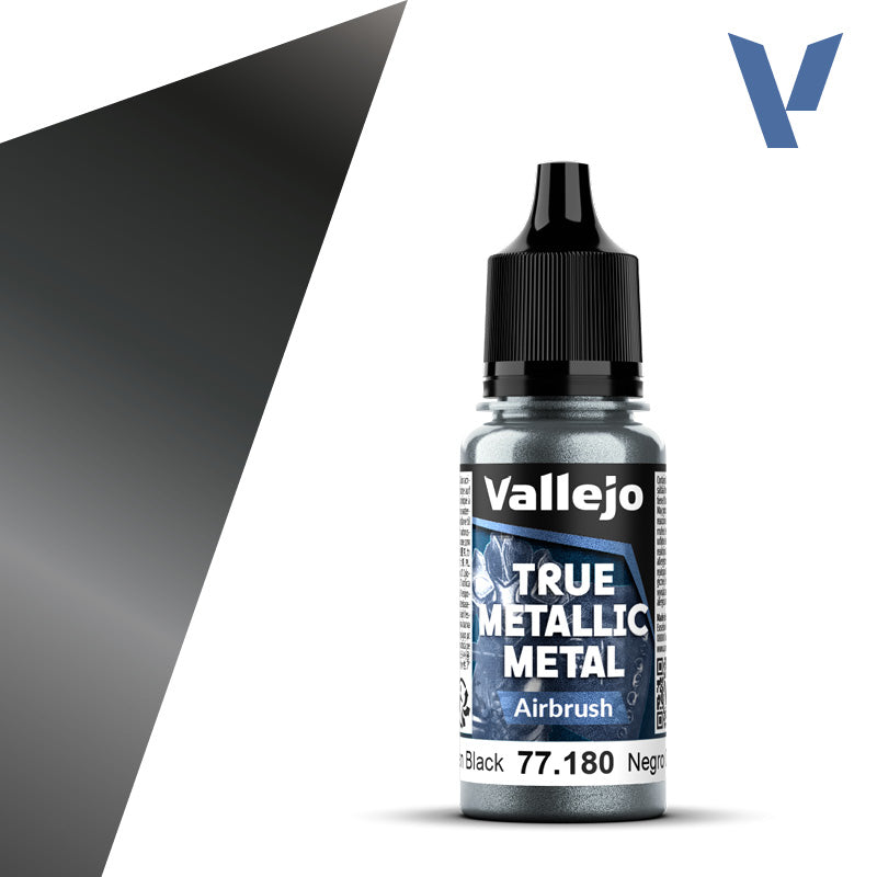 Vallejo - True Metallic Metal - Obsidian Black (Airbrush)