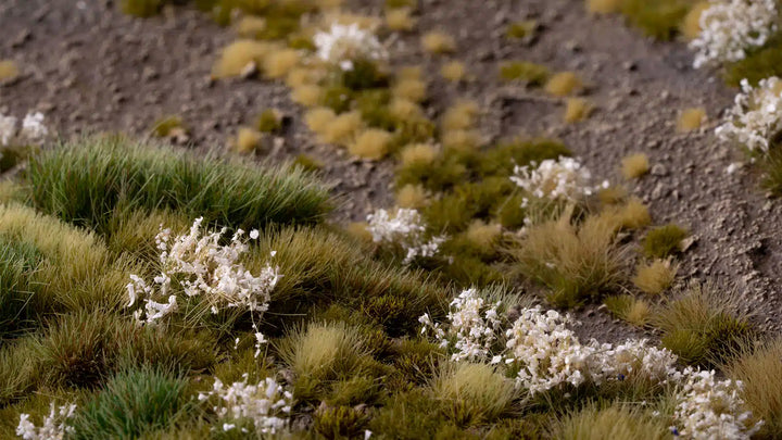 Gamers Grass - Grass Tufts - White Flowers 6mm