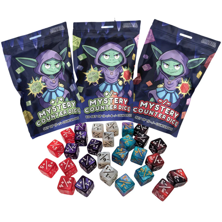 Dice - Counter Dice Mystery Bags - Split Bag