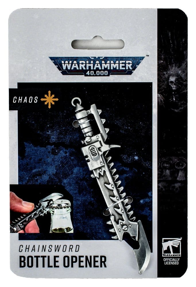 Warhammer 40K: Chaos Chainsword Bottle Opener