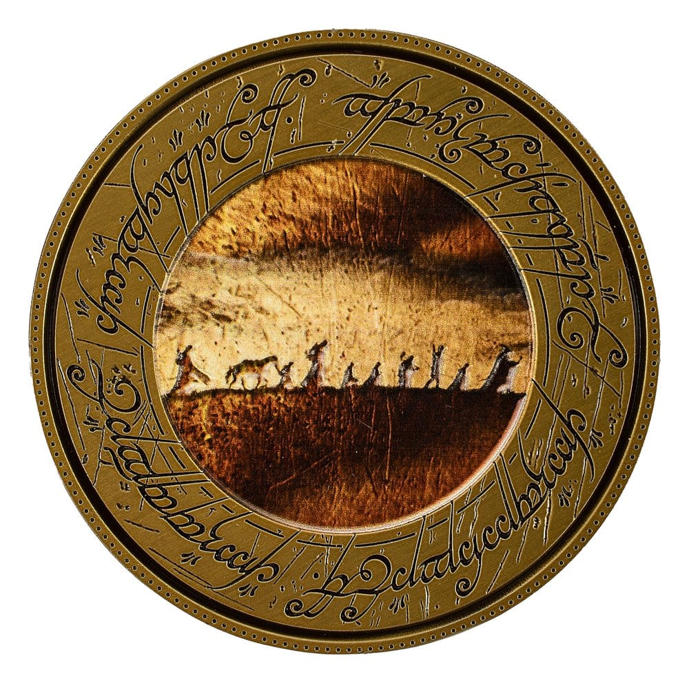 Lord of the Rings: Fellowship Deluxe Coin with Display Stand
