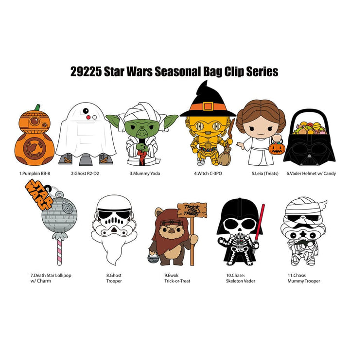 Star Wars: Halloween Soft Touch PVC Bag Clip