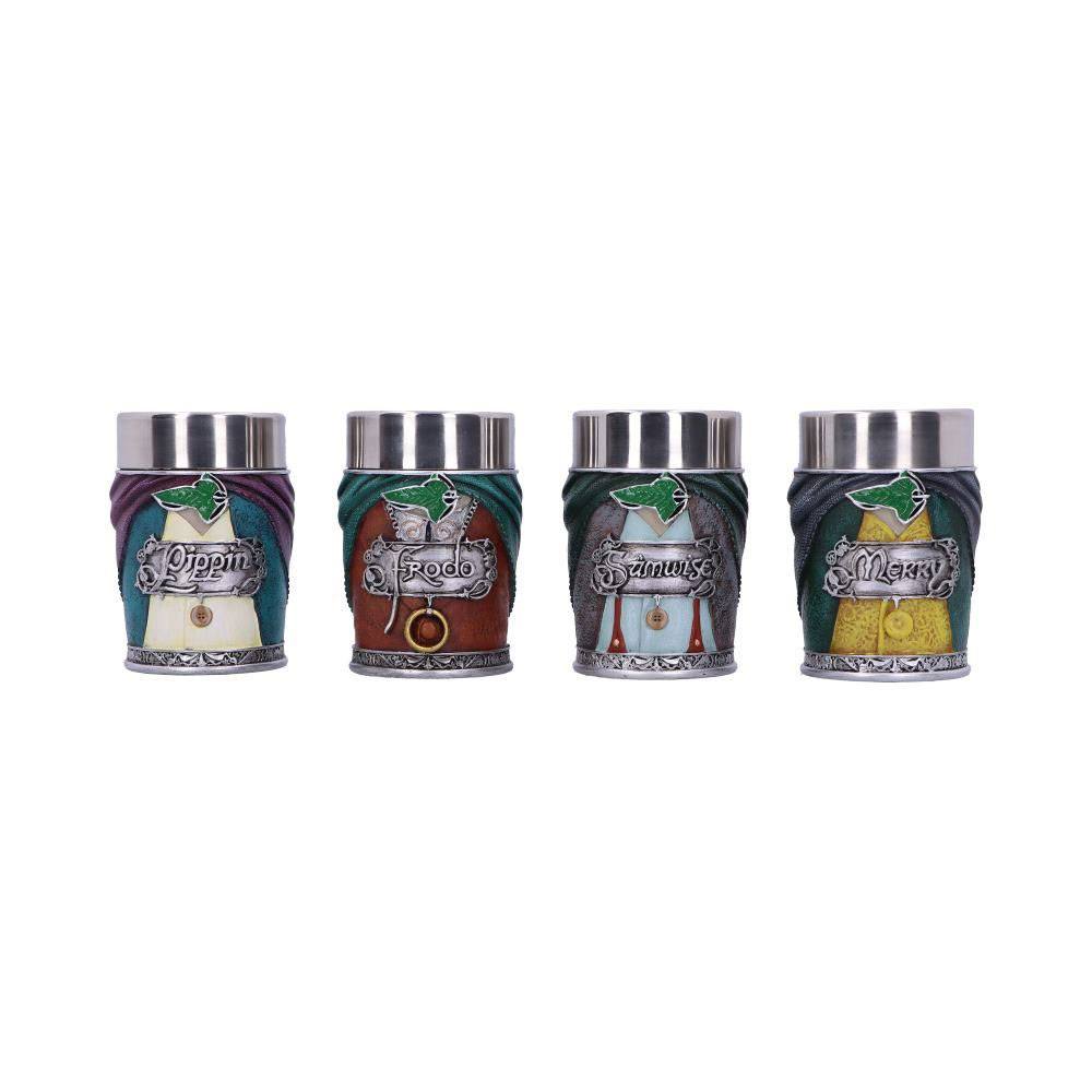 Lord of the Rings Shotglass 4-Pack - Hobbits
