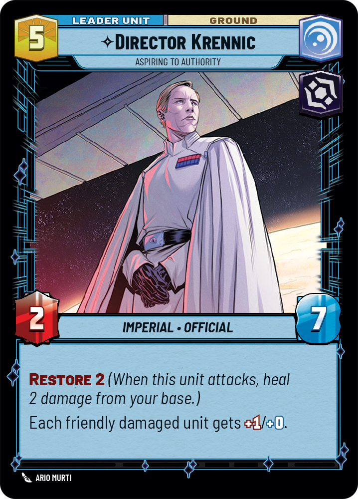 Director Krennic, Aspiring to Authority