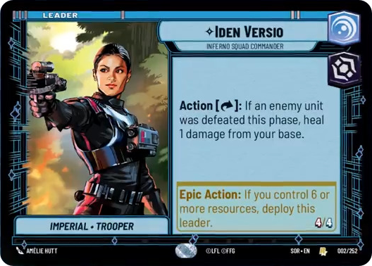 Iden Versio, Inferno Squad Commander