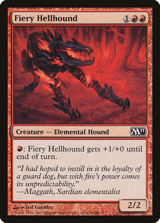 Fiery Hellhound - Foil
