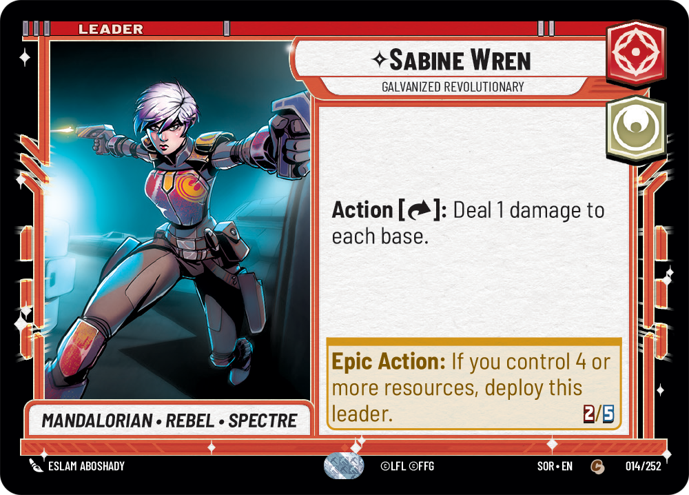 Sabine Wren, Galvanized Revolutionary