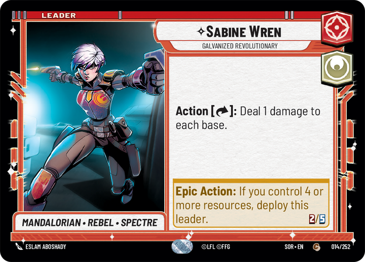 Sabine Wren, Galvanized Revolutionary