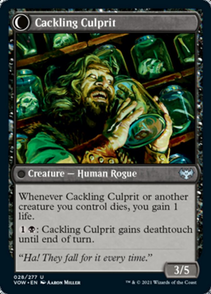 Panicked Bystander // Cackling Culprit - Foil