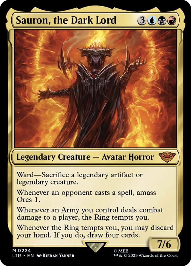 Sauron, the Dark Lord - Foil