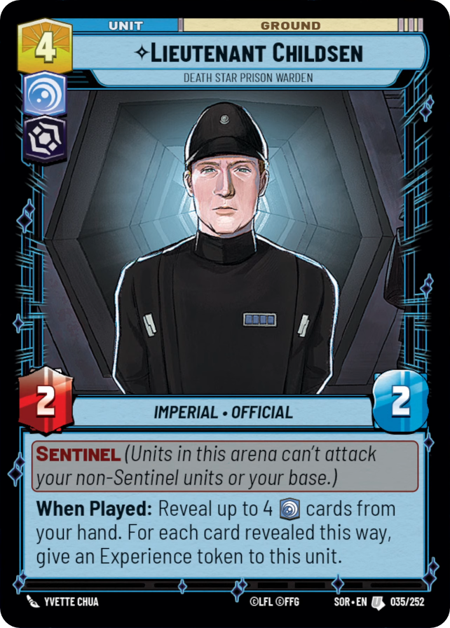 Lieutenant Childsen, Death Star Prison Warden - Foil