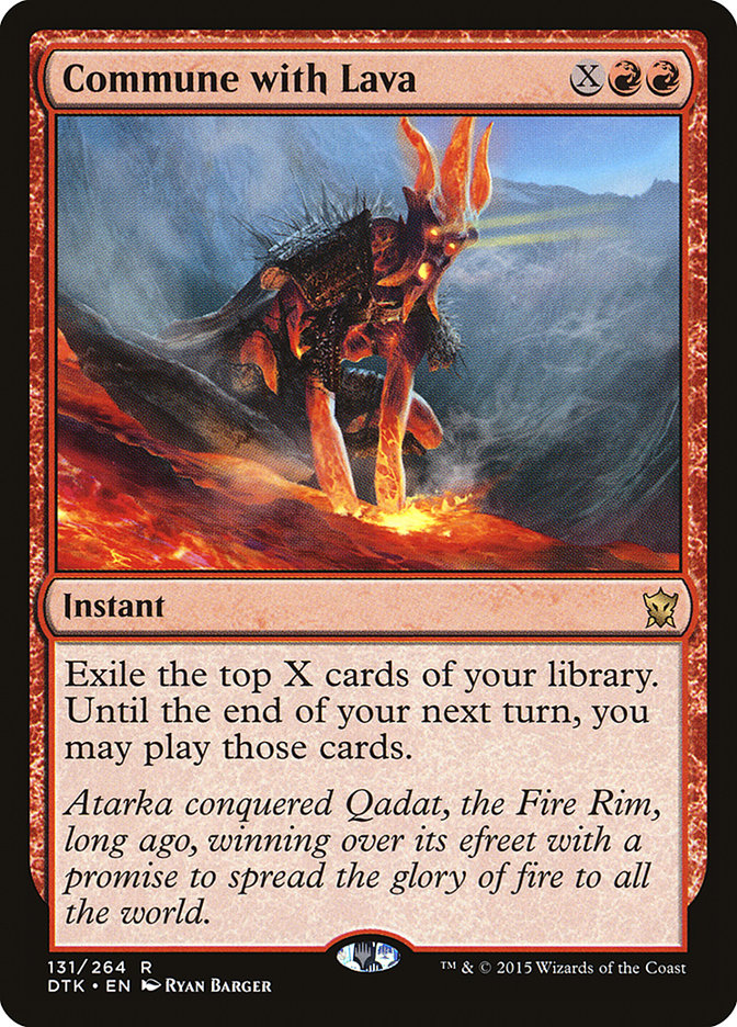 Commune with Lava - Foil