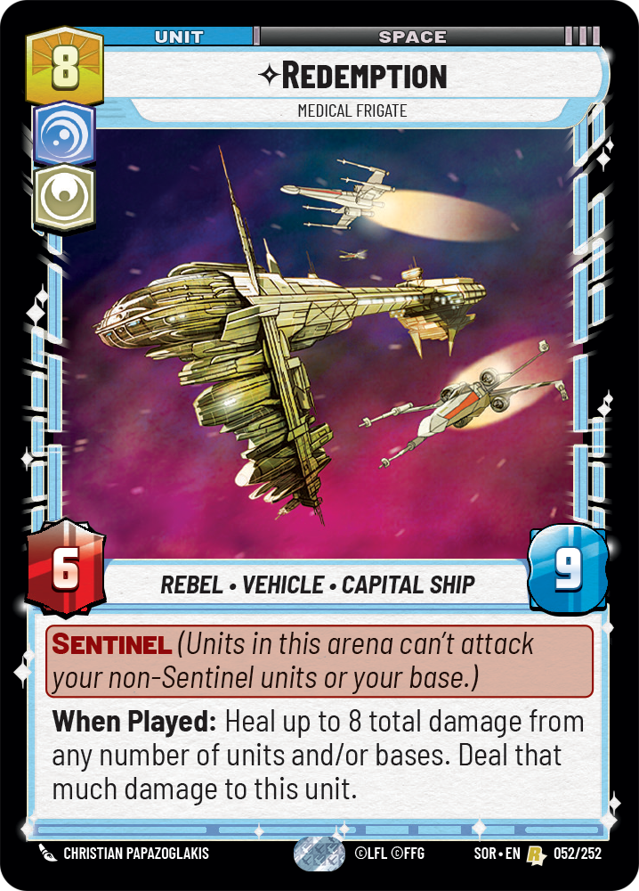 Redemption, Medical Frigate