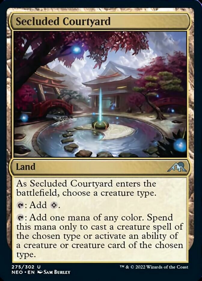 Secluded Courtyard - Foil