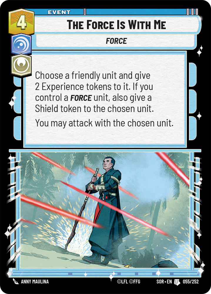The Force Is With Me - Foil