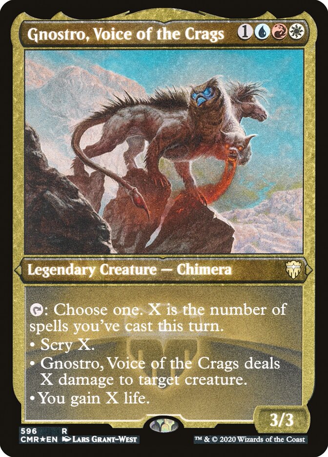Gnostro, Voice of the Crags - Etched Foil