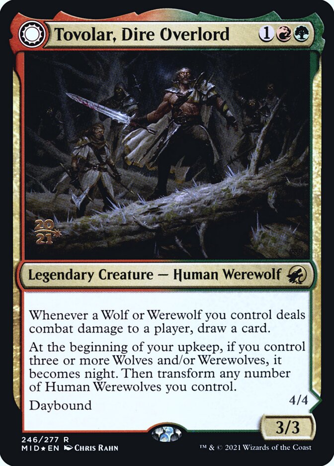 Tovolar, Dire Overlord // Tovolar, the Midnight Scourge - Foil