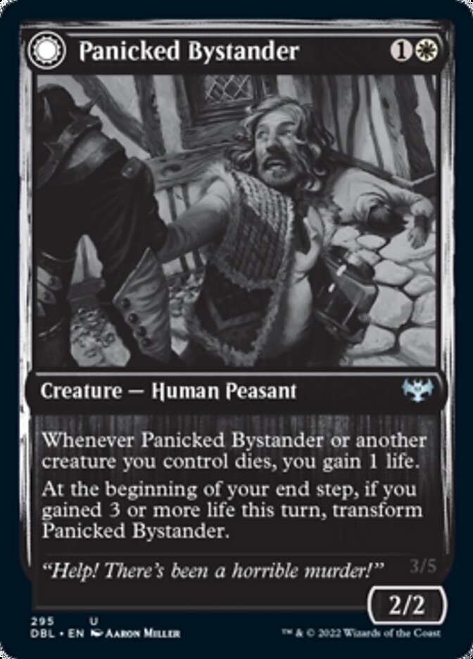 Panicked Bystander // Cackling Culprit