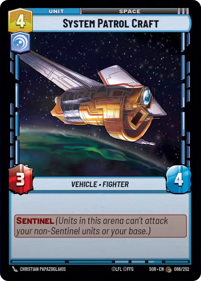 System Patrol Craft - Foil