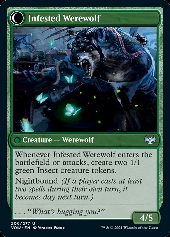 Infestation Expert // Infested Werewolf - Foil