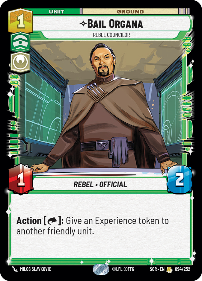 Bail Organa, Rebel Councilor - Foil
