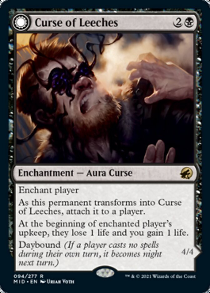 Curse of Leeches // Leeching Lurker - Foil