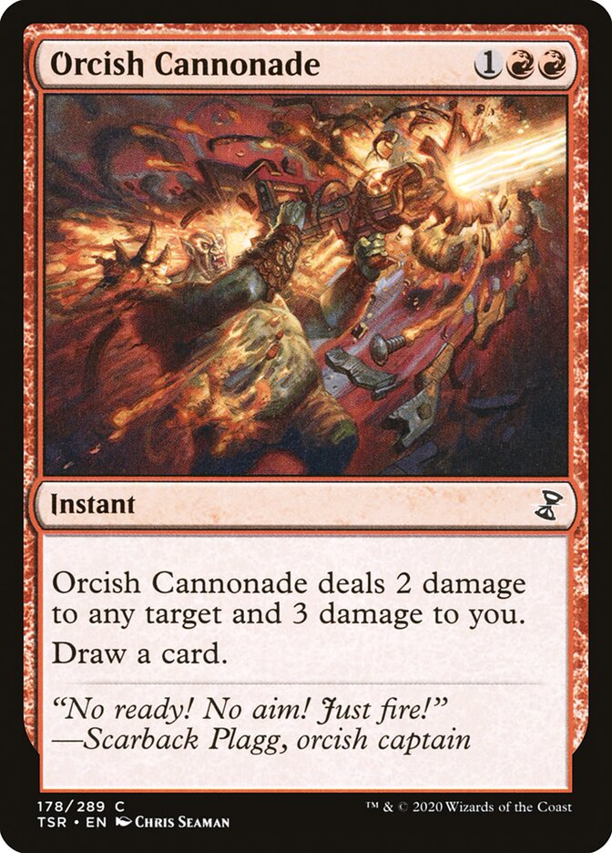 Orcish Cannonade - Foil