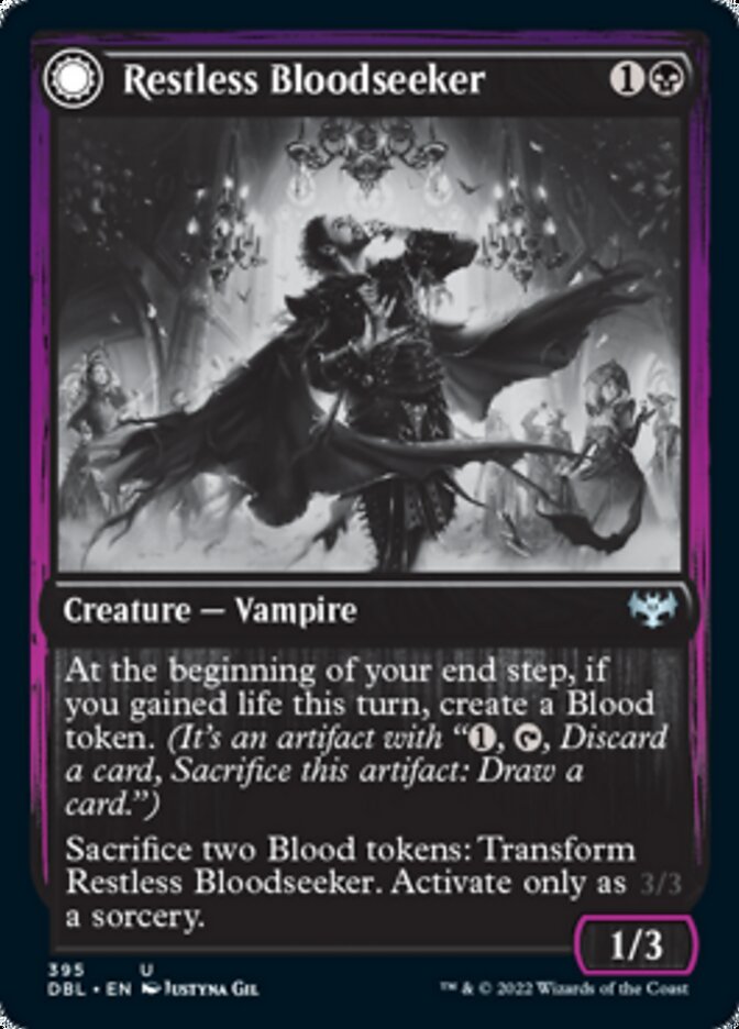 Restless Bloodseeker // Bloodsoaked Reveler - Foil