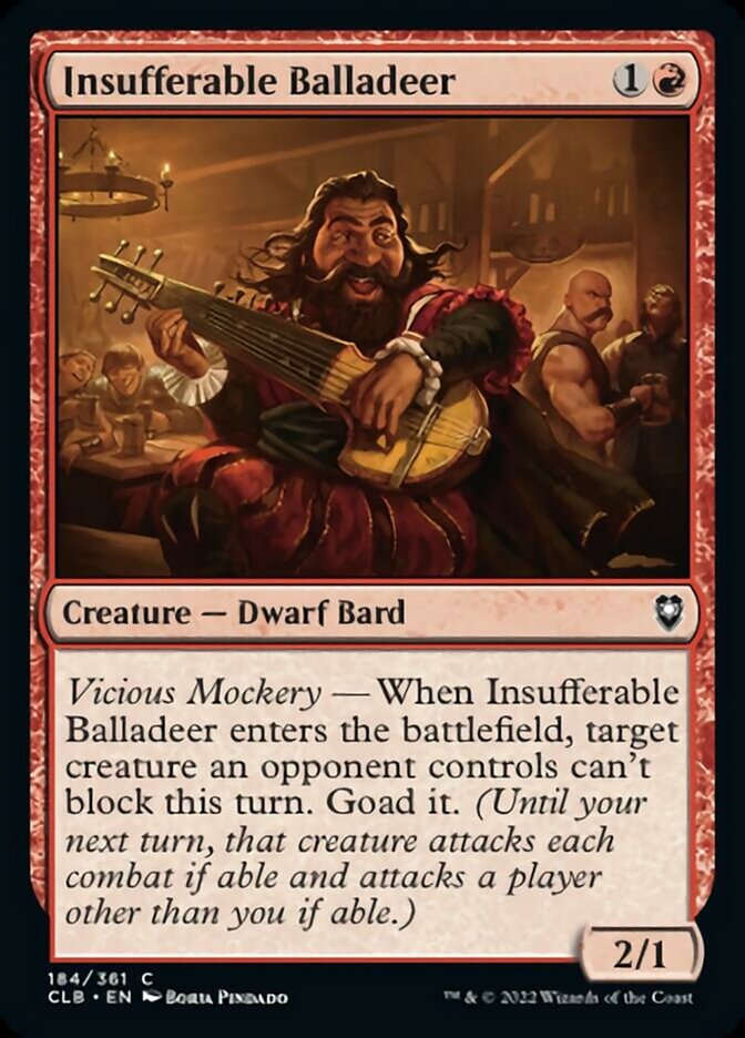 Insufferable Balladeer - Foil