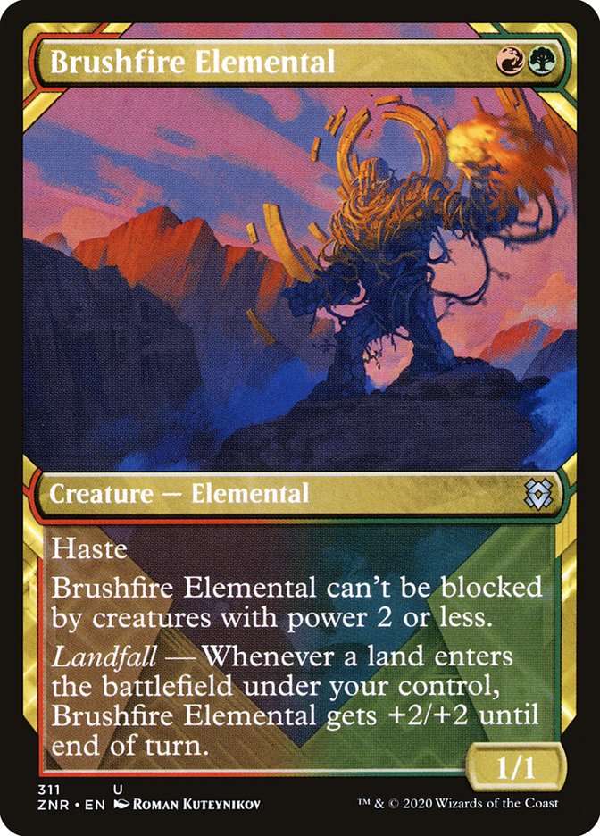 Brushfire Elemental - Foil